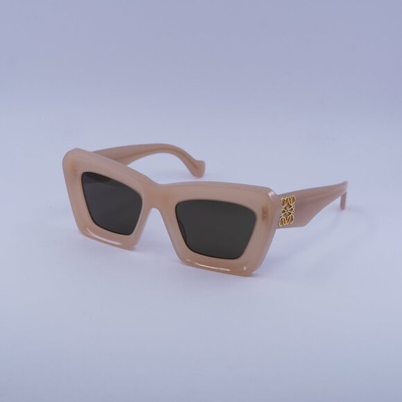 Loewe LW40145I 72E Sunglasses Shiny Pink Cat Eye Frame, Brown Lenses - Picture 5 of 10